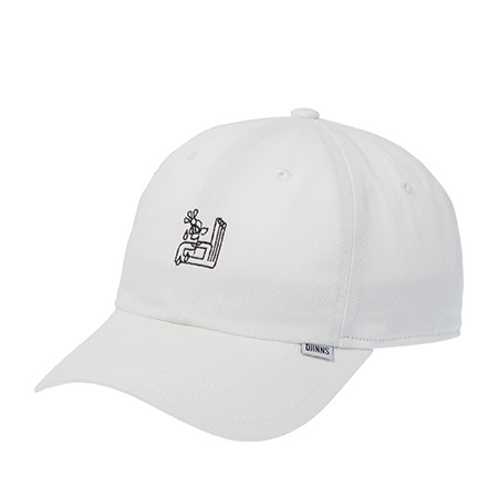 Бейсболка DJINNS арт. Dad Cap LoveMeNot (белый)