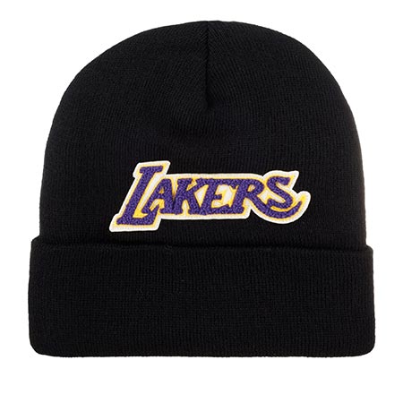 Шапка MITCHELL NESS арт. KTCFFH21HW008-LALBLCK Los Angeles Lakers NBA (черный)