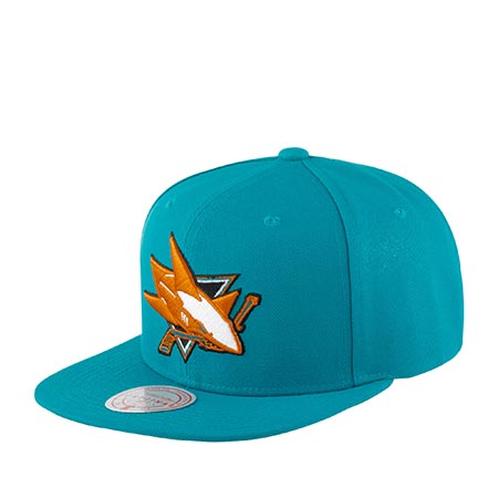 Бейсболка MITCHELL NESS арт. 6HSSDX22015-SJSTEAL San Jose Sharks NHL (голубой)