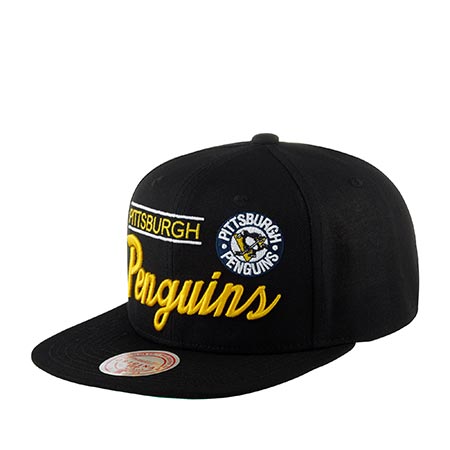 Бейсболка MITCHELL NESS арт. 6HSSLD21213-PPEBLCK Pittsburgh Penguins NHL (черный)