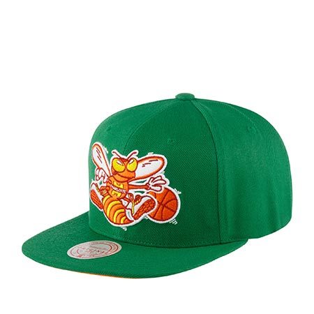 Бейсболка MITCHELL NESS арт. 6HSSSH21296-CHOGREN Charlotte Hornets NBA (зеленый)