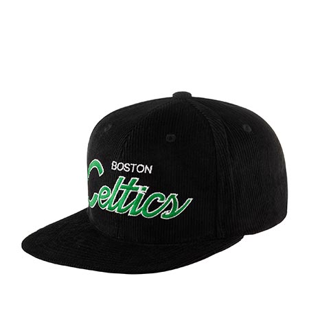 Бейсболка MITCHELL NESS арт. HHSS4797-BCEYYPPPBLCK Boston Celtics NBA (черный)