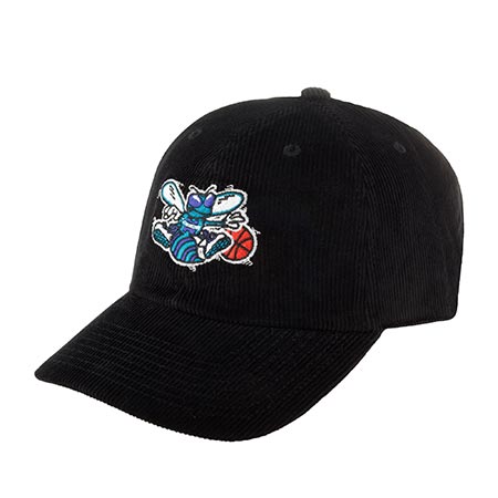 Бейсболка MITCHELL NESS арт. HLUX4800-CHOYYPPPBLCK Charlotte Hornets NBA (черный)