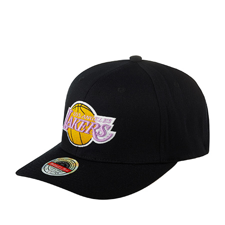 Бейсболка MITCHELL NESS арт. HHSSINTL1265-LALBLCK  Los Angeles Lakers NBA (черный)