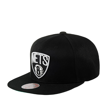 Бейсболка MITCHELL NESS арт. HHSS6044-BNEYYPPPBLCK Brooklyn Nets NBA (черный)
