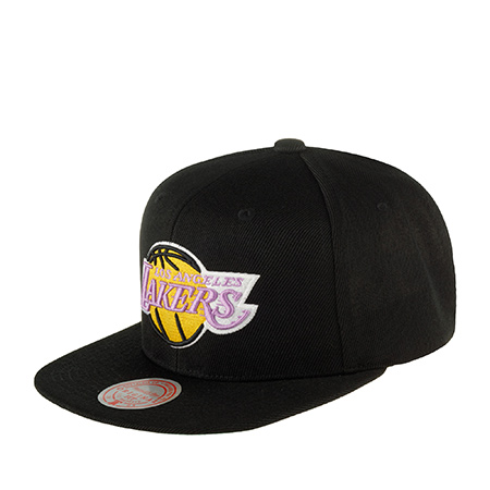 Бейсболка MITCHELL NESS арт. 6HSSJS19079-LALBKCK Los Angeles Lakers NBA (черный)