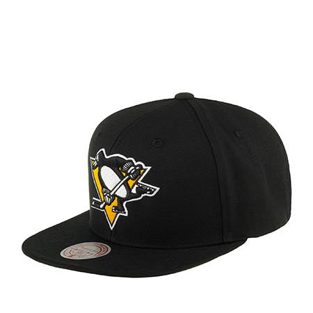 Бейсболка MITCHELL NESS арт. HHSS6743-PPEYYPPPBLCK Pittsburgh Penguins NHL (черный)