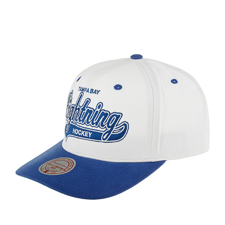 Бейсболка MITCHELL NESS арт. HHSS7286-TBLYYPPPWHIT Tampa Bay Lightning NHL (синий / белый)