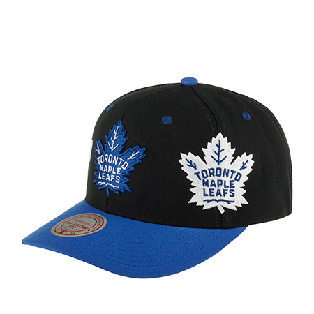 Бейсболка MITCHELL NESS арт. HHSS7311-TMLYYPPPBLCK Toronto Maple Leafs  NHL (черный / синий)