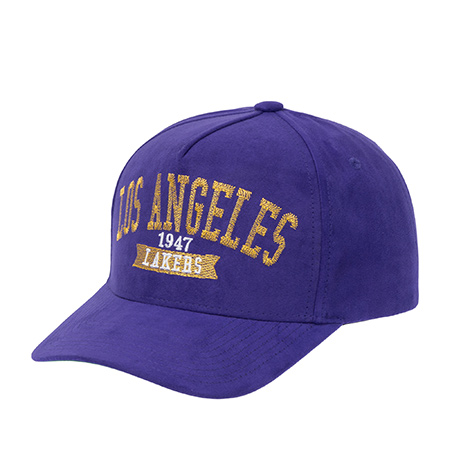 Бейсболка MITCHELL NESS арт. HP9771-LALPURP Los Angeles Lakers NBA (фиолетовый)