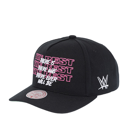 Бейсболка MITCHELL NESS арт. HP13258-TTTBLCK Bret Hart Statement Pro WWE (черный)