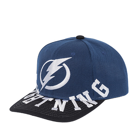 Бейсболка MITCHELL NESS арт. HP10367-TBLNAVY Tampa Bay Lightning NHL (синий / черный)