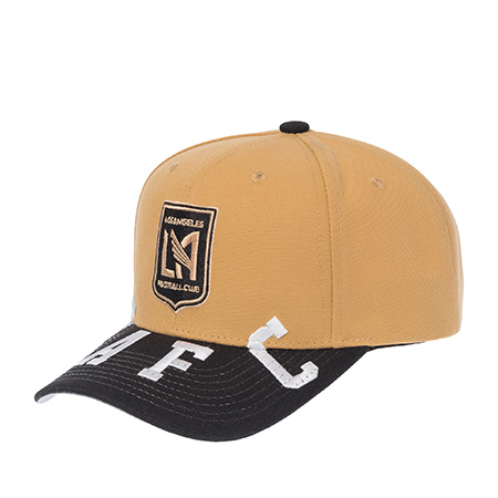 Бейсболка MITCHELL NESS арт. HP10363-LAFBEIG Los Angeles FC MLS (золотистый/черный)