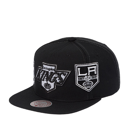 Бейсболка MITCHELL NESS арт. HS12816-LAKBLCK Los Angeles Kings NHL (черный)