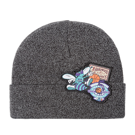 Шапка MITCHELL NESS арт. HCFK4341-CHOYYPPPBLCK Charlotte Hornets NBA (черный)
