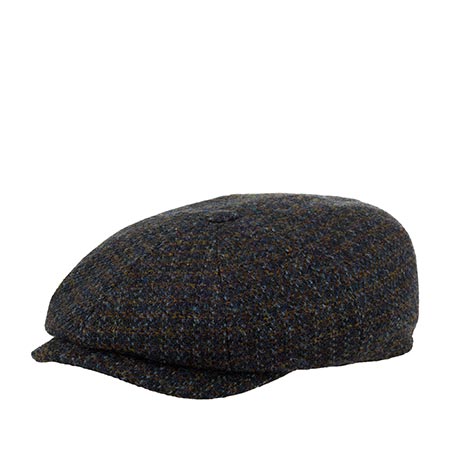 Кепка LIERYS арт. 6880201 8-PANEL CAP HARRIS TWEED (темно-серый)