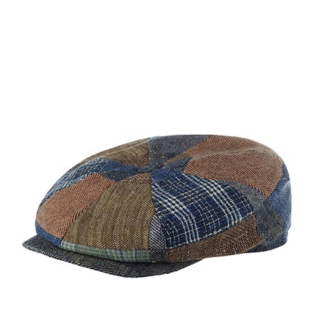 Кепка LIERYS арт. 6883902 8-PANEL CAP PATCHWORK (коричневый / синий)