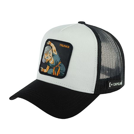 Бейсболка CAPSLAB арт. CL/DBZ2/1/TRK2 Dragon Ball Trunks (белый / черный)