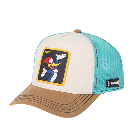 Бейсболка CAPSLAB арт. CL/WWP2/1/PCT/WOOB Woody Woodpecker (бежевый / светло-коричневый)