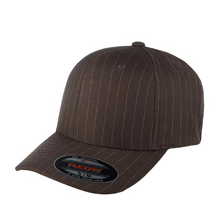 Бейсболка FLEXFIT арт. 6195P (коричневый / белый)