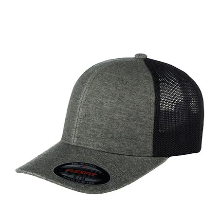 Бейсболка FLEXFIT арт. 6511M (серый / черный)