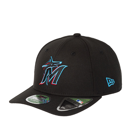 Бейсболка NEW ERA арт. 60646766 Miami Marlins MLB (черный)