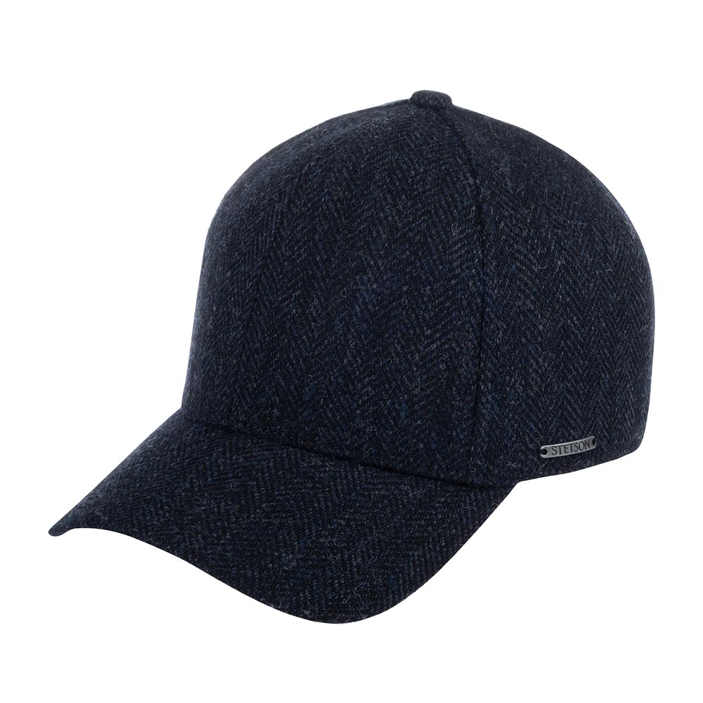 Бейсболка STETSON арт. 7720502 WOOLRICH (синий / черный)