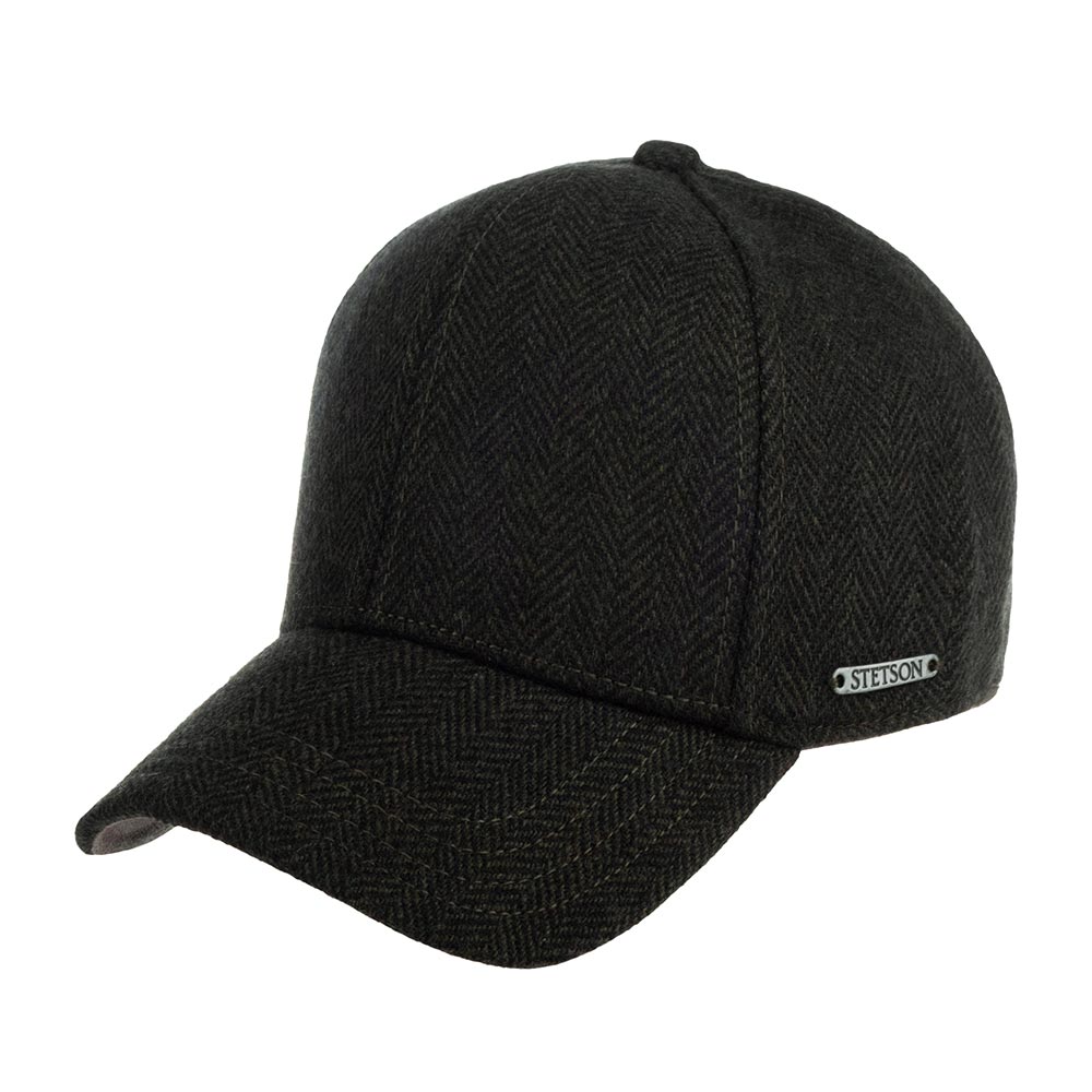 Бейсболка STETSON арт. 7720502 WOOLRICH (темно-зеленый)