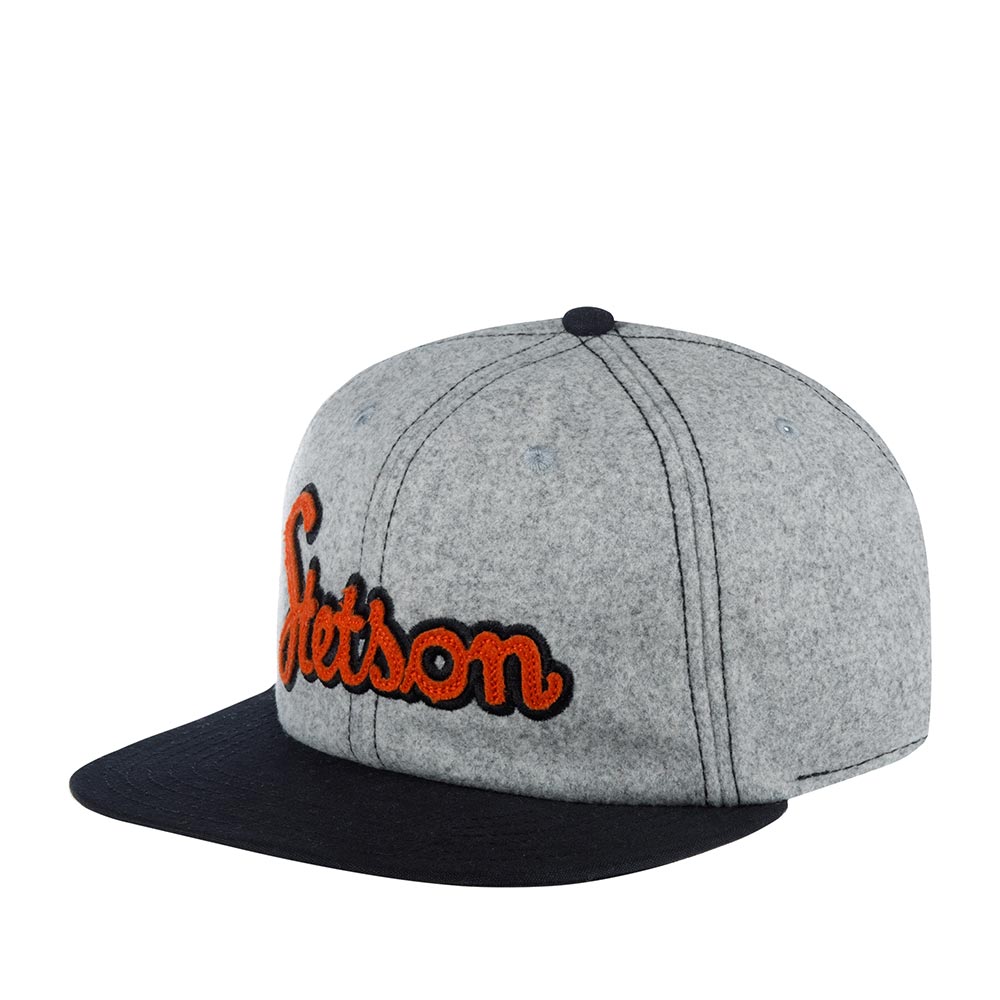 Бейсболка STETSON арт. 7790108 BASEBALL CAP RETRO SCRIPT (серый)