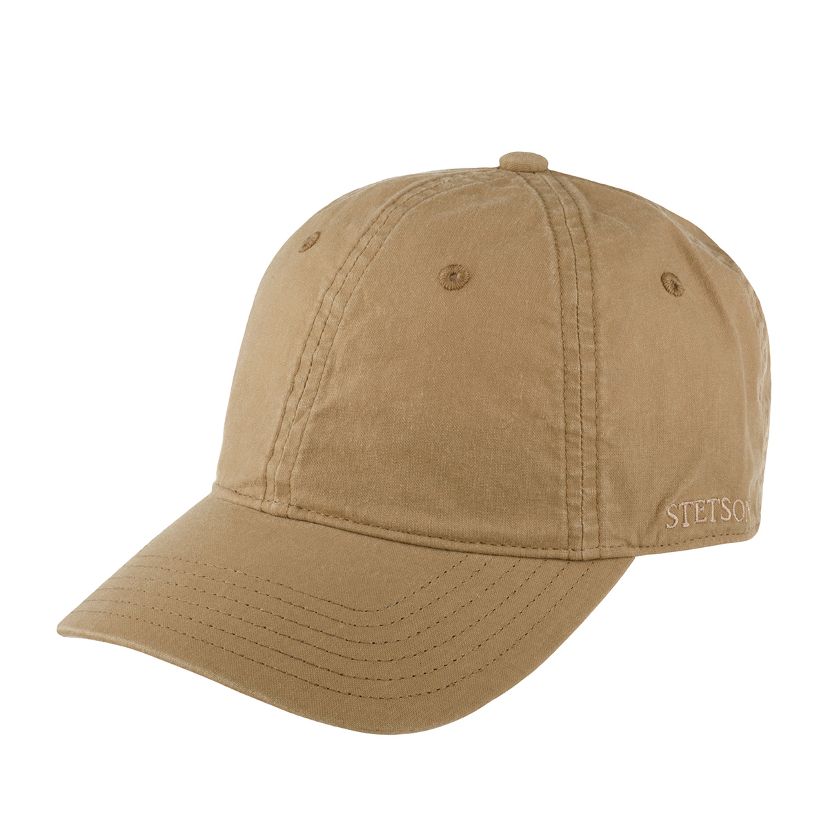 Бейсболка STETSON арт. 7711102 BASEBALL CAP DELAVE ORGANIC (темно-бежевый)