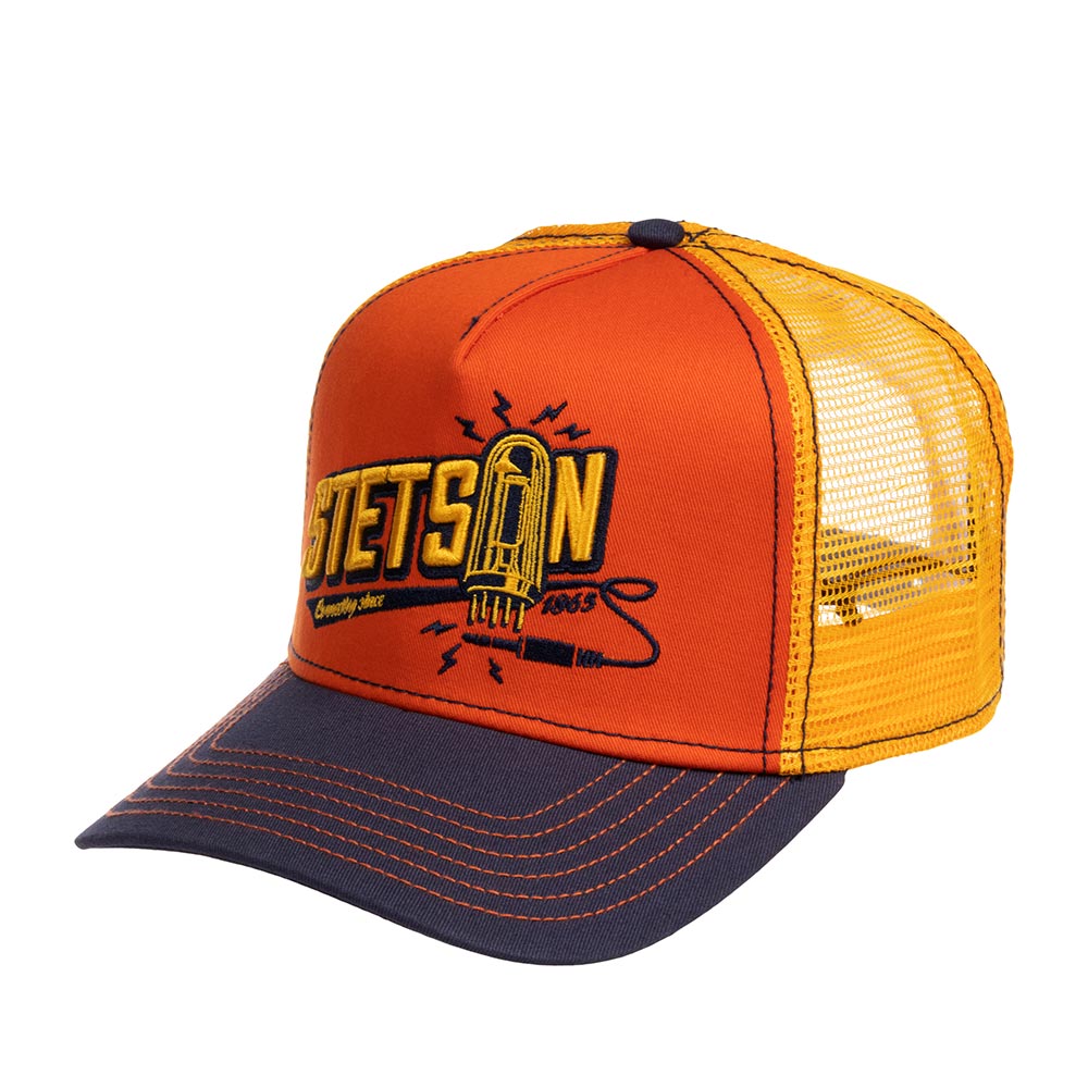 Бейсболка STETSON арт. 7751167 TRUCKER CAP CONNECTING (оранжевый)