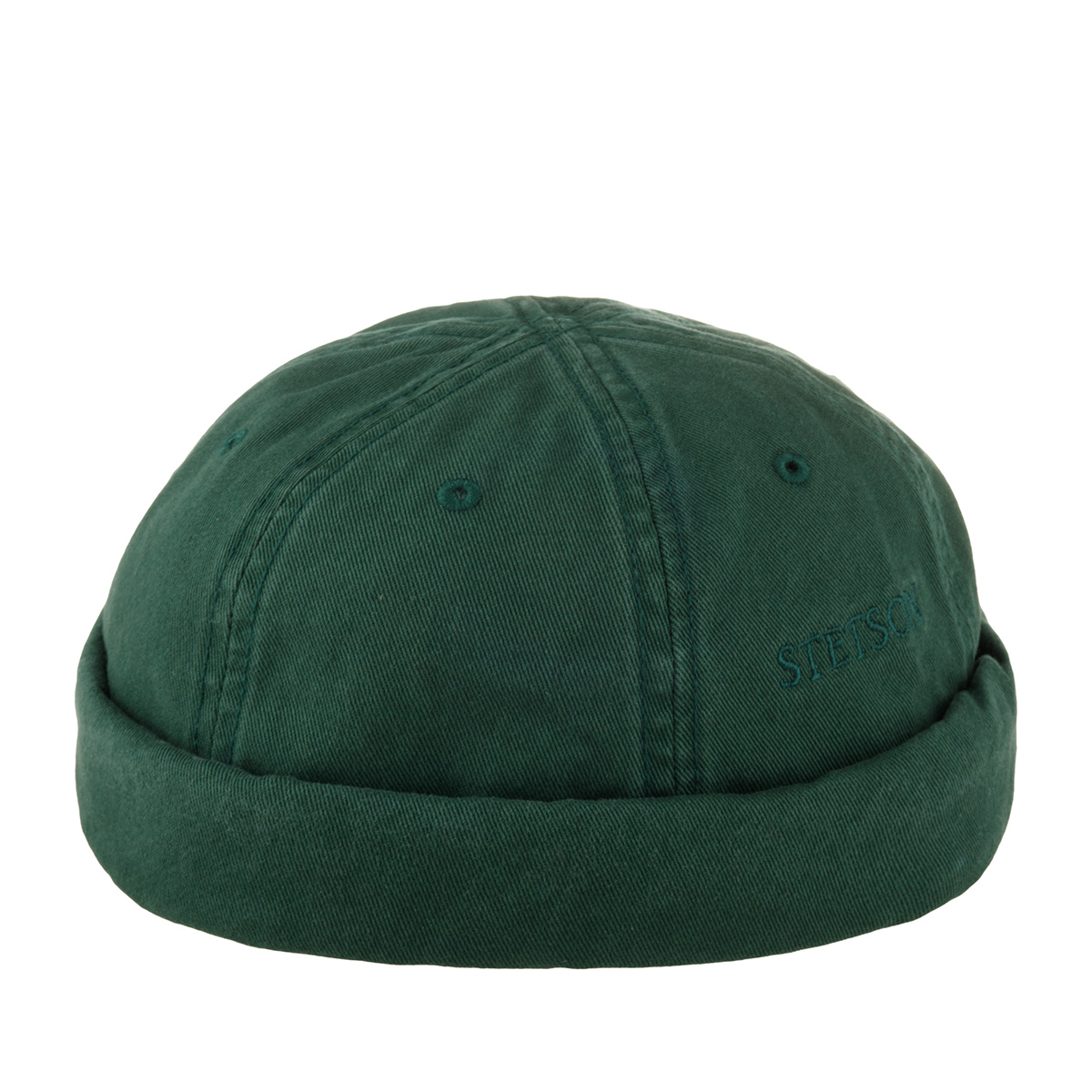 Шапка STETSON арт. 8831101 DOCKER COTTON (темно-зеленый)