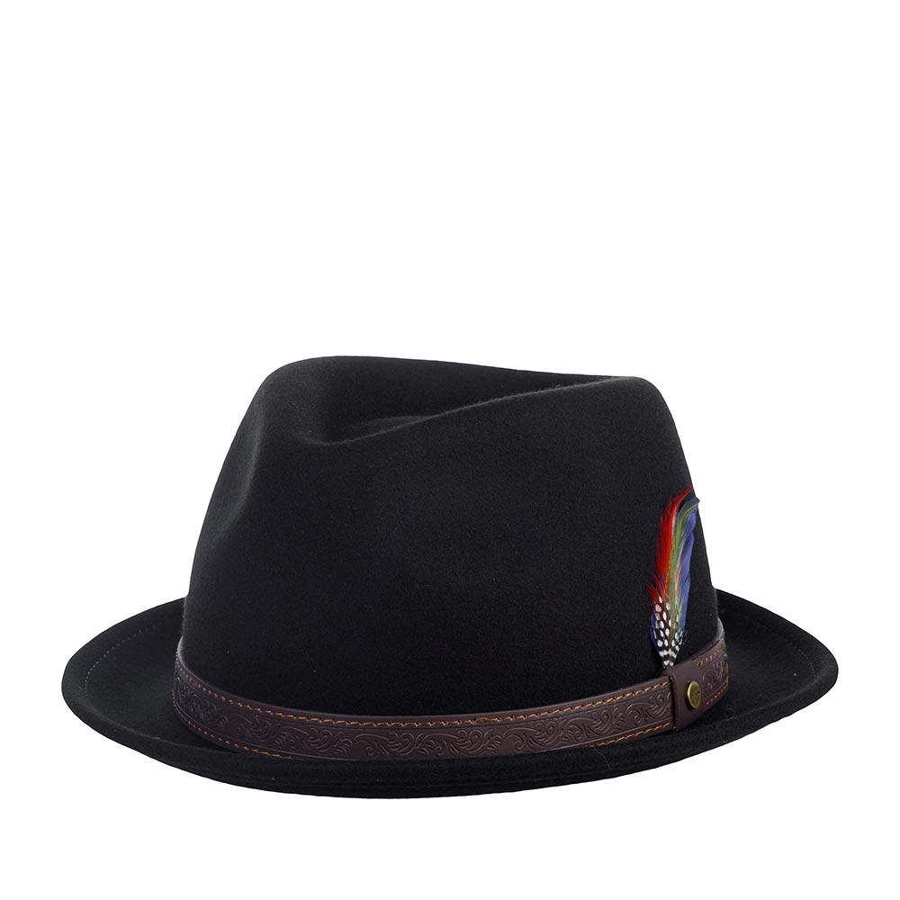 Шляпа STETSON арт. 1398117 PLAYER WOOLFELT (черный)