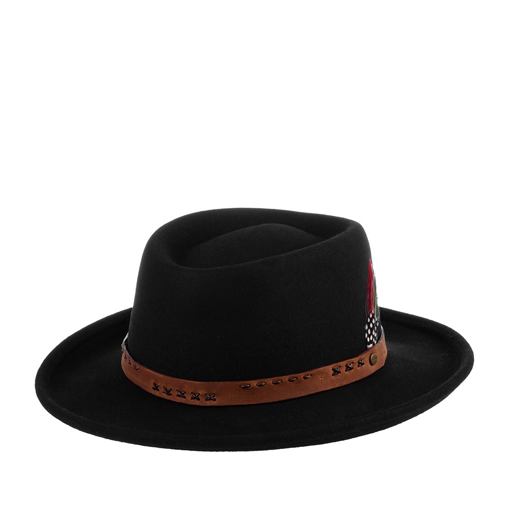 Шляпа STETSON арт. 3598111 WESTERN WOOLFELT (черный)