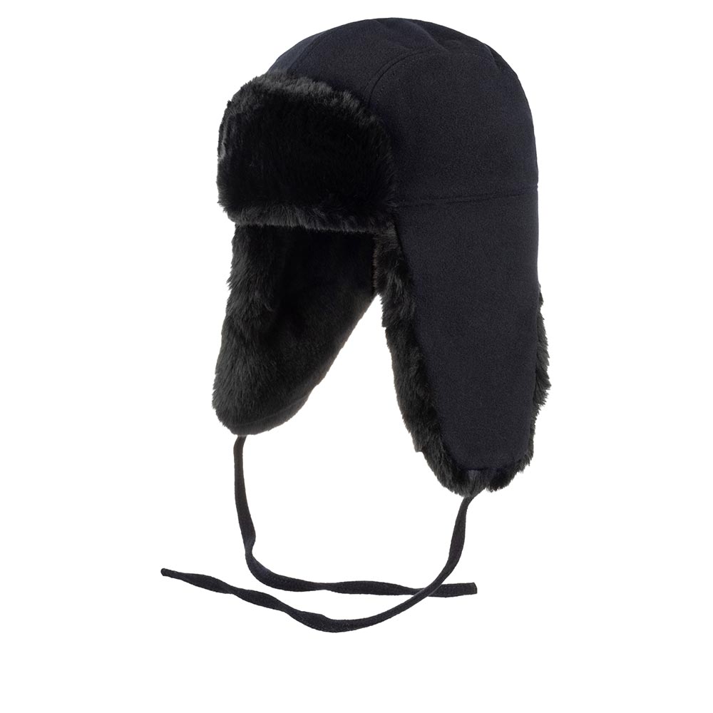 Шапка STETSON арт. 9290101 BOMBER CAP WOOL/CASHMERE (темно-синий)