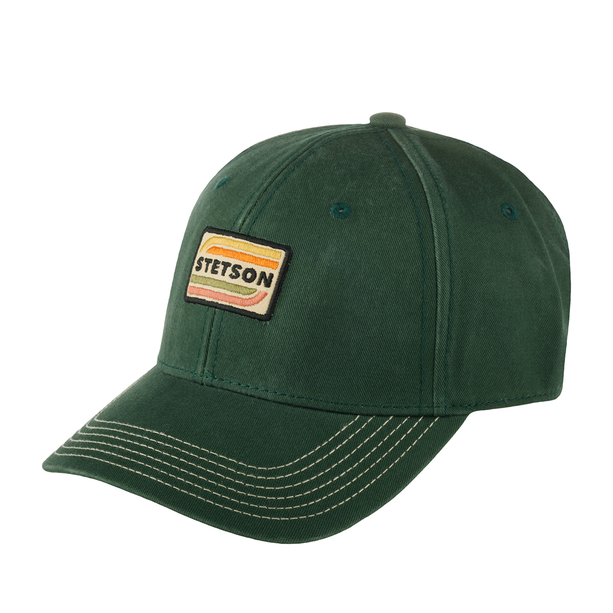 Бейсболка STETSON арт. 7721110 BASEBALL CAP COTTON (зеленый)