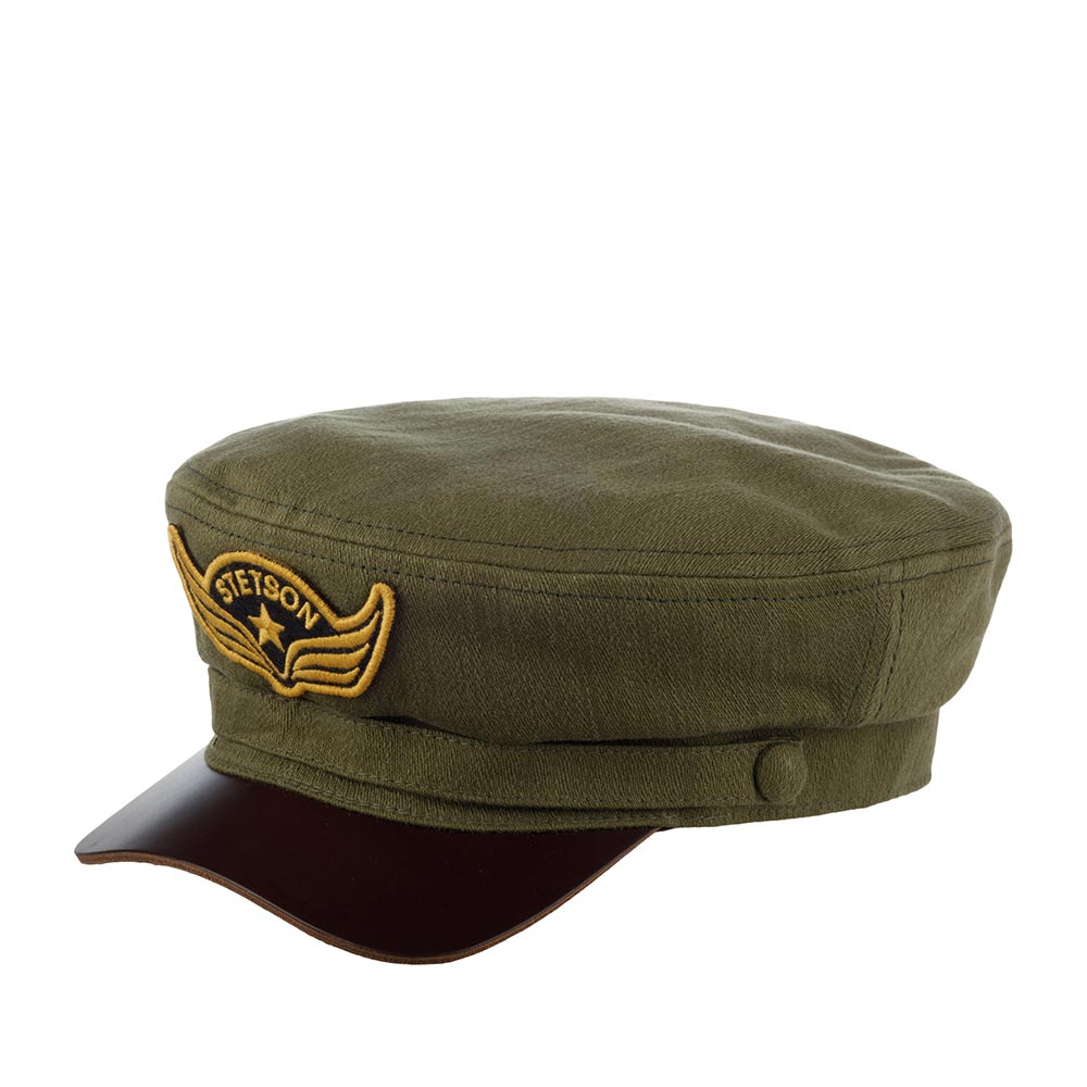 Кепка STETSON арт. 6291114 PEABODY COTTON (зеленый)