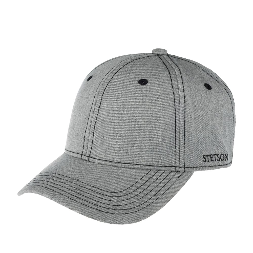 Бейсболка STETSON арт. 7721141 BASEBALL CAP COTTON MELANGE (светло-серый)