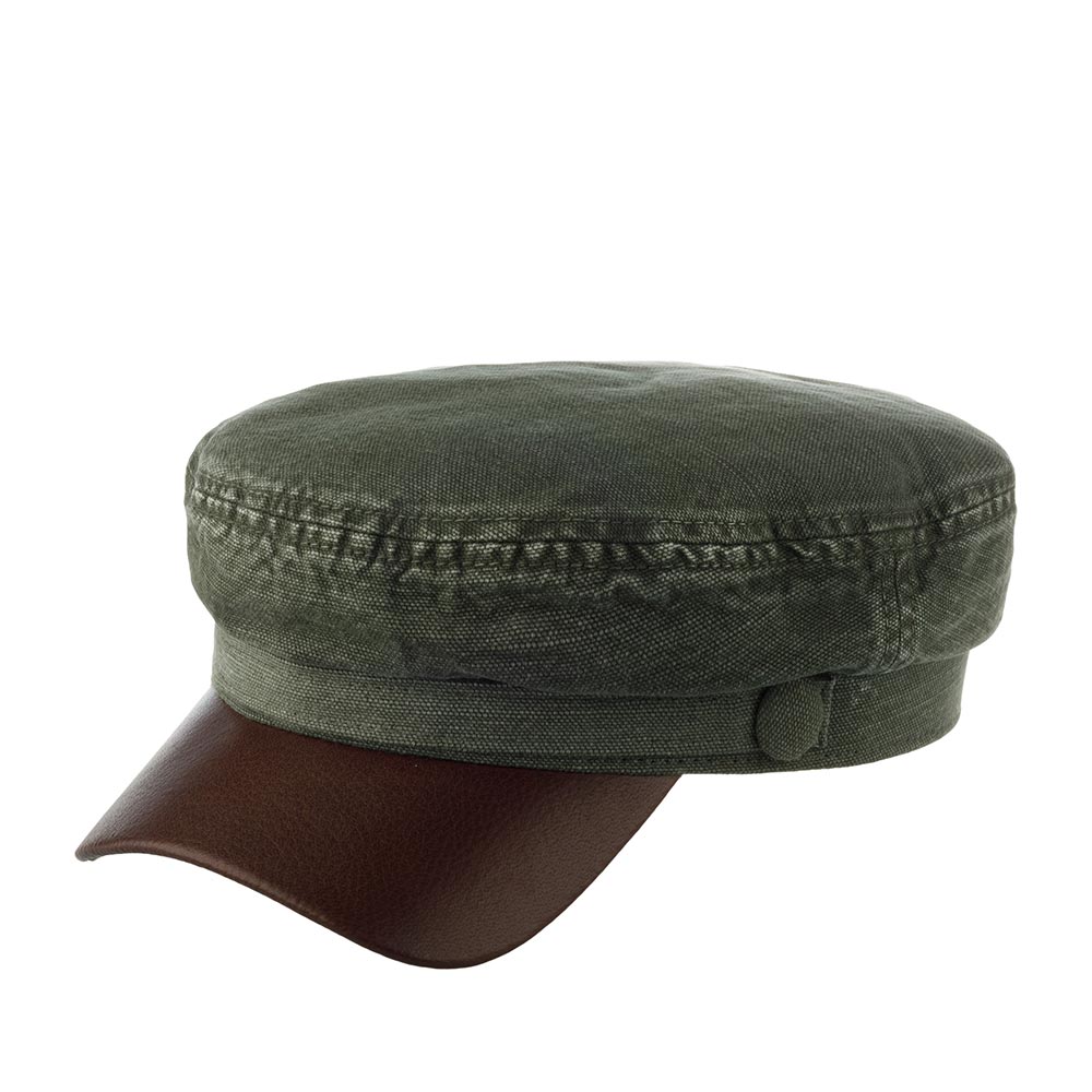 Кепка STETSON арт. 6291115 PEABODY COTTON/LINEN (оливковый)