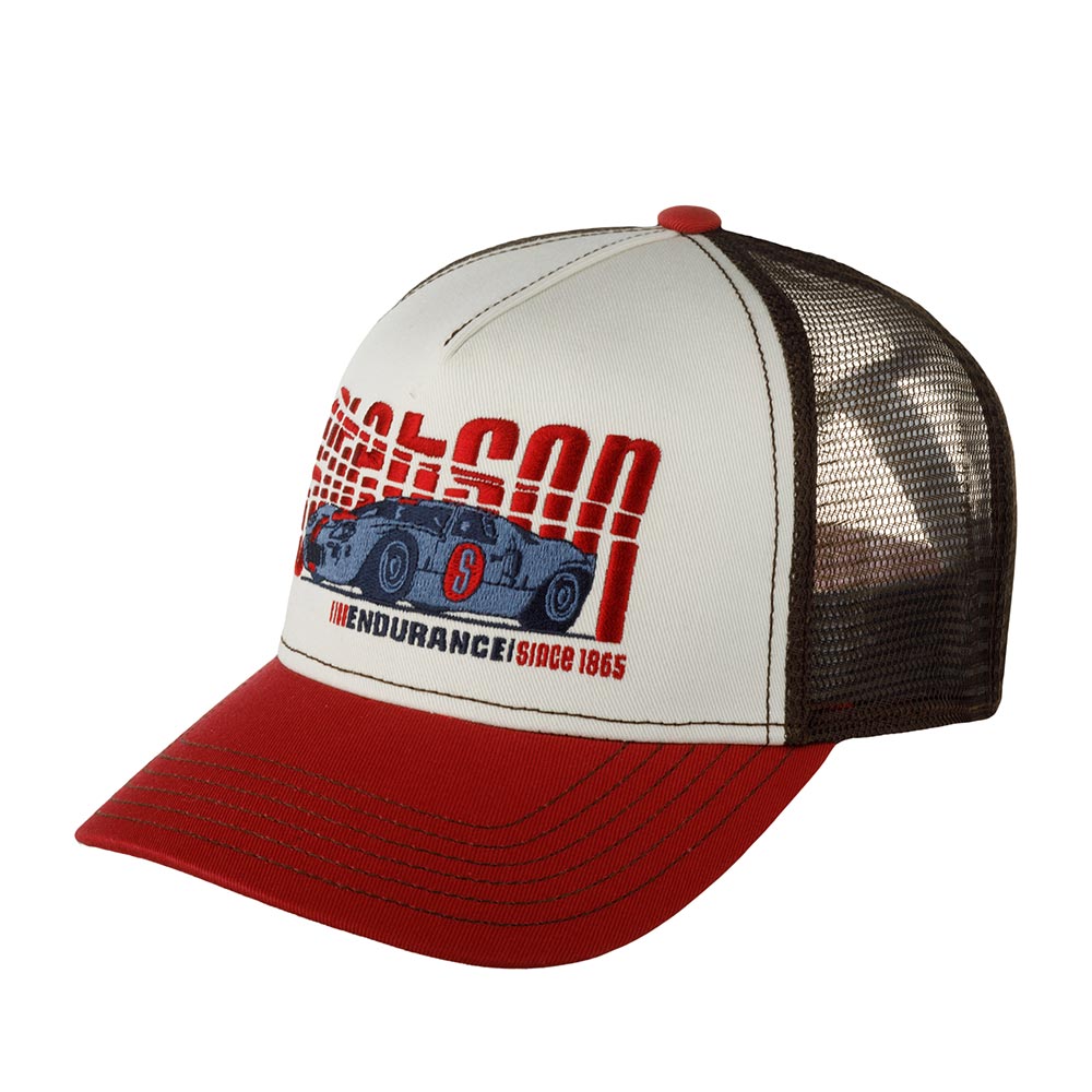 Бейсболка STETSON арт. 7761119 TRUCKER CAP ENDURANCE (красный / белый)