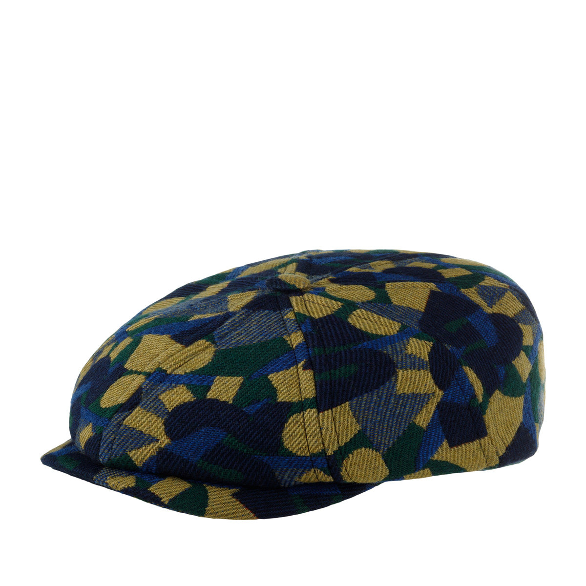 Кепка STETSON арт. 6870809 HATTERAS JACQUARD STETSON X THE FEEBLES (синий / желтый)