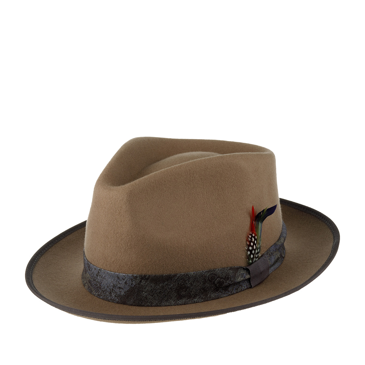 Шляпа STETSON арт. 2198139 FEDORA WOOLFELT (бежевый)
