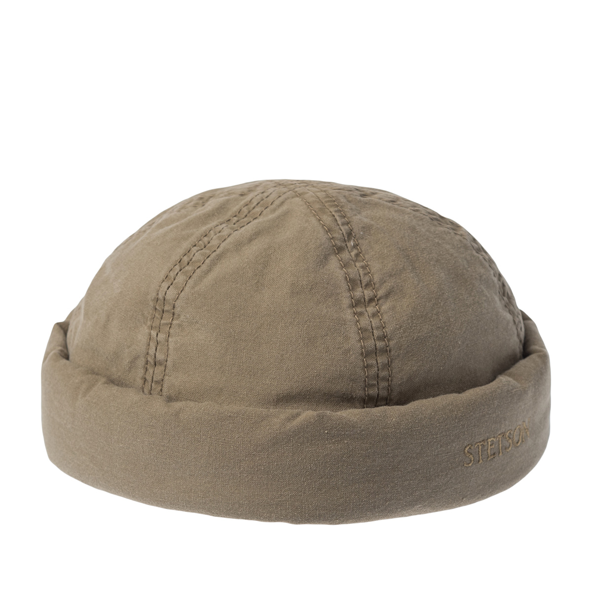 Шапка STETSON арт. 8821107 DOCKER DELAVE ORGANIC COTTON (оливковый)