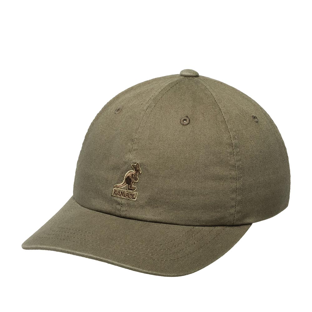 Бейсболка KANGOL арт. K5165HT Washed Baseball (оливковый)