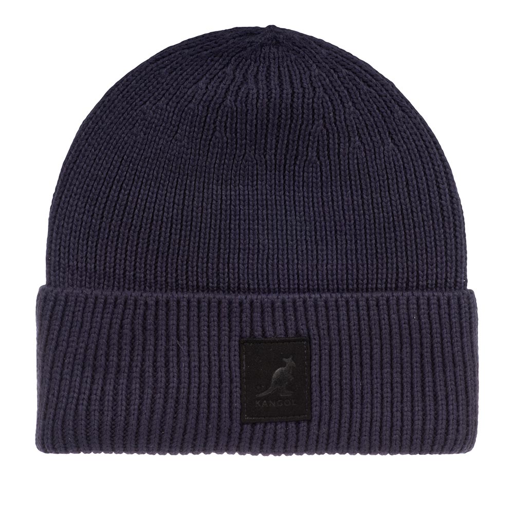 Шапка KANGOL арт. K3020ST Patch Beanie (темно-синий)