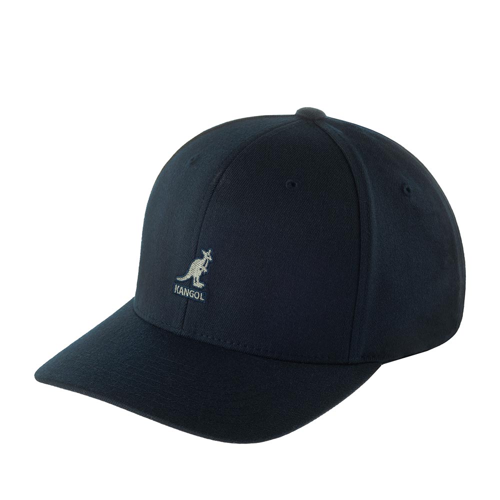 Бейсболка KANGOL арт. 8650BC Wool Flexfit Baseball (темно-синий)