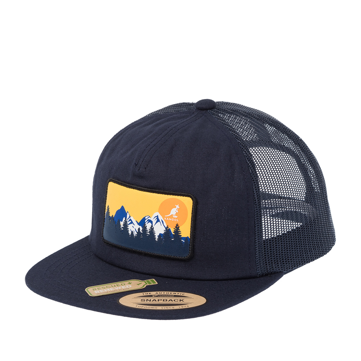 Бейсболка KANGOL арт. K5440 Kangol Outdoor Patch Trucker (темно-синий)