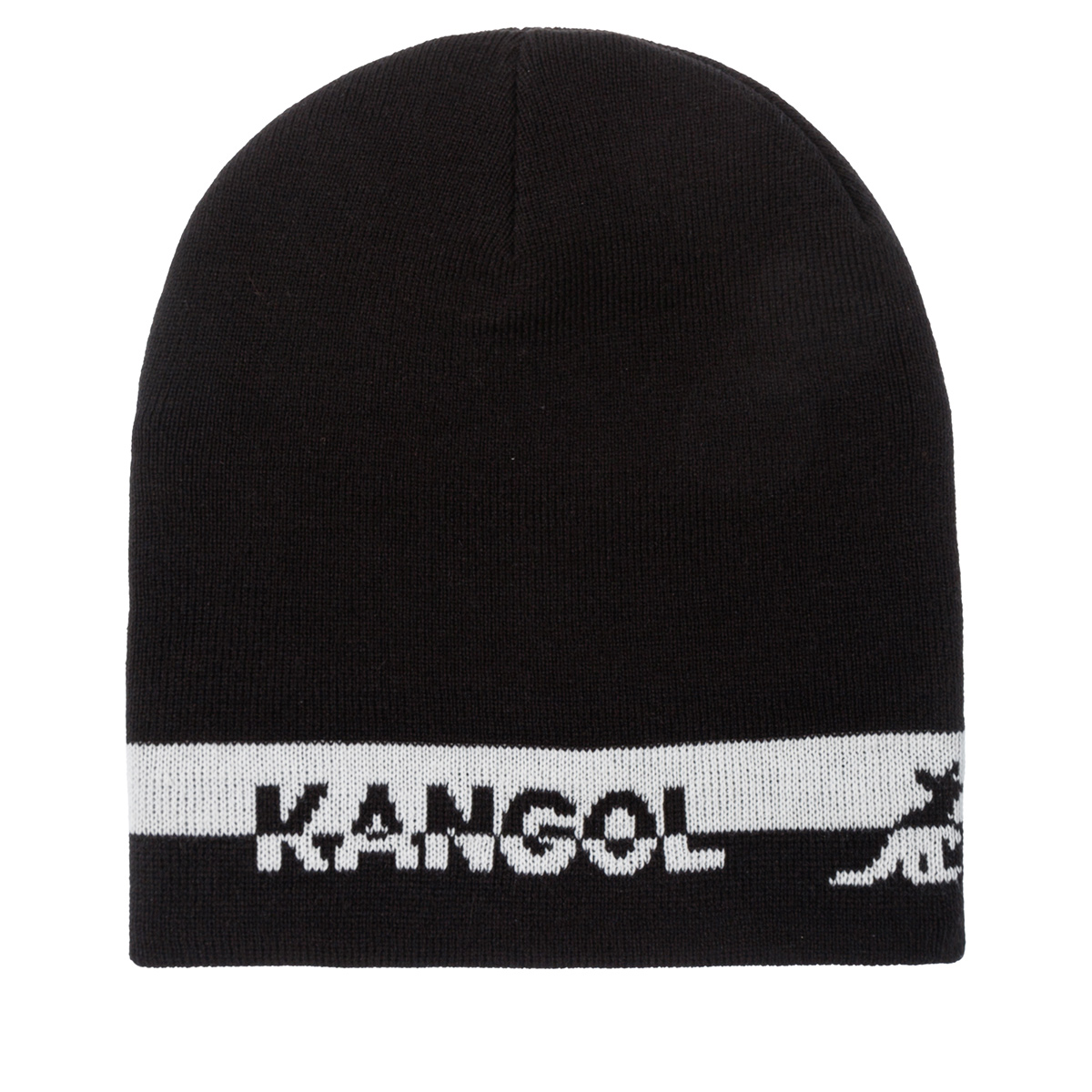 Шапка KANGOL арт. K3793 2-Way Text Beanie (black)