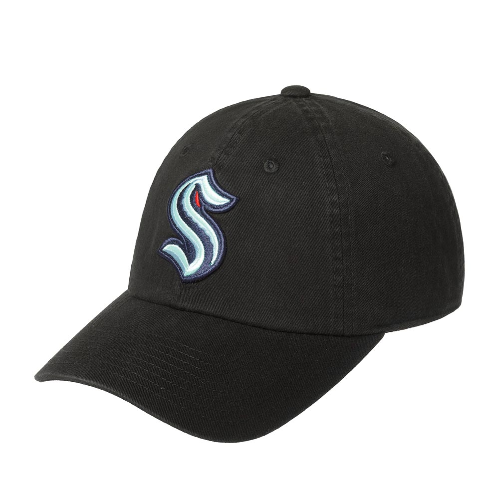 Бейсболка AMERICAN NEEDLE арт. 40742A-SEK Seattle Kraken Blue Line NHL (черный)