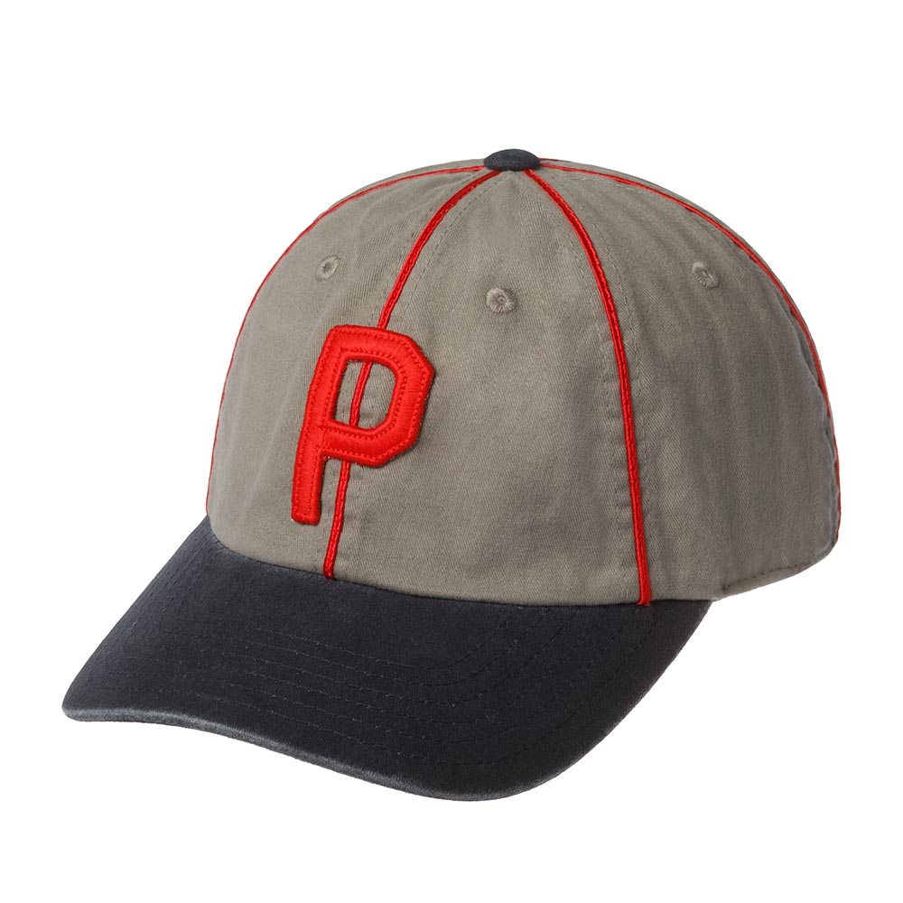 Бейсболка AMERICAN NEEDLE арт. 44747B-POB Portland Beavers Archive MILB (серый / синий)